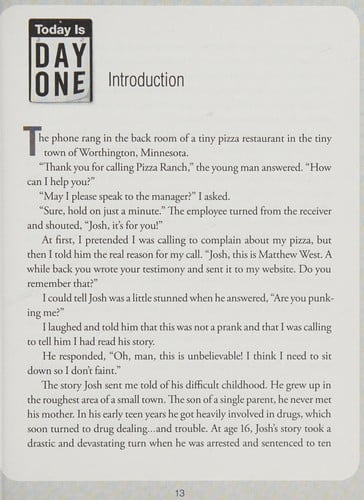 Today Is Day One: A Devotional