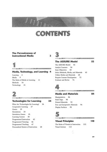 Instructional Media and Technologies for Learning (7th Edition)
