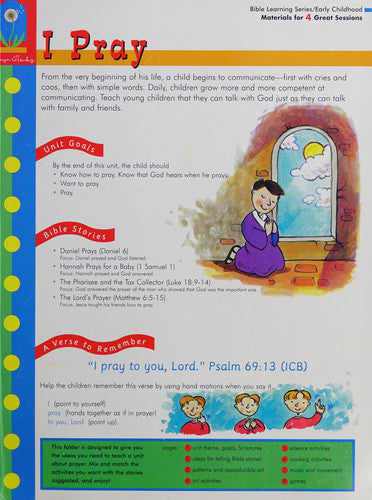 I pray (Bible learning series/early childhood)