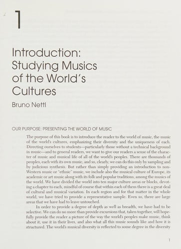 Excursions in World Music (3rd Edition)