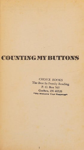 Counting My Buttons
