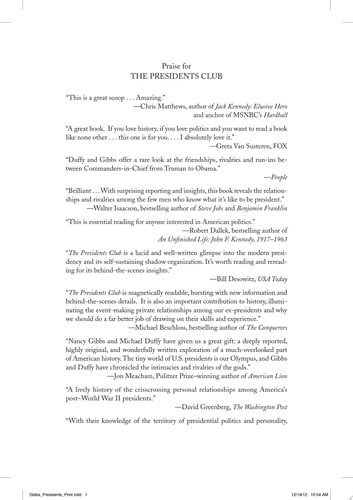 The Presidents Club: Inside the World's Most Exclusive Fraternity