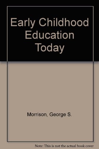 Early childhood education today