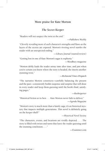 The Secret Keeper A Novel