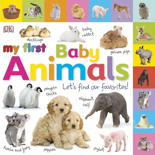 Tabbed Board Books: My First Baby Animals Let's Find Our Favorites!