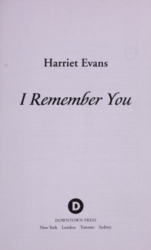 I Remember You
