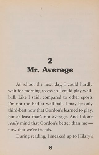 Josh Taylor, Mr. Average - third-grade friends, 2