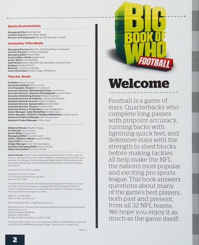 Big Book of who The 101 Stars Every Fan Needs to Know. Football