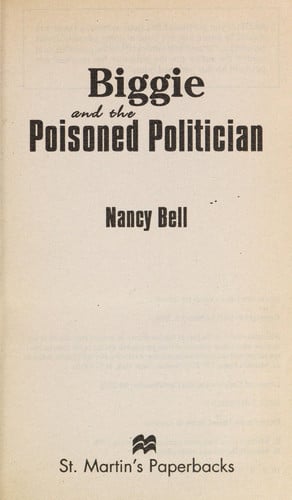 Biggie and the Poisoned Politician (Dead Letter Mysteries)
