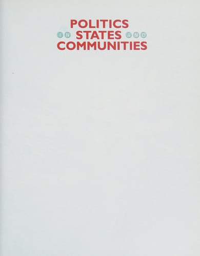 Politics in States and Communities