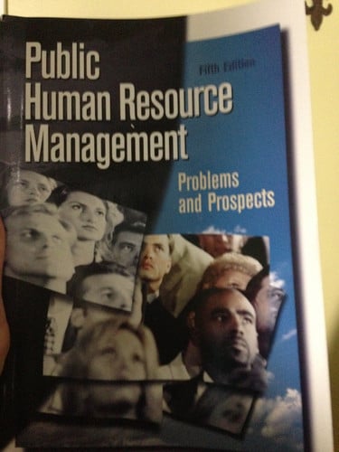 Public Human Resource Management: Problems and Prospects