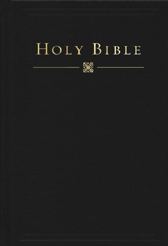 HCSB Pew Bible, Black Hardcover
