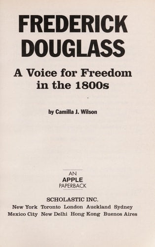 Frederick Douglass A Voice for Freedom in the 1800s