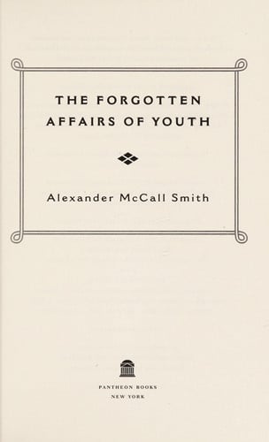 The Forgotten Affairs of Youth