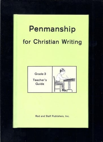 Penmanship for Christian Writing, Grade 3