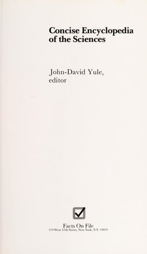 Concise Encyclopedia of the Sciences
