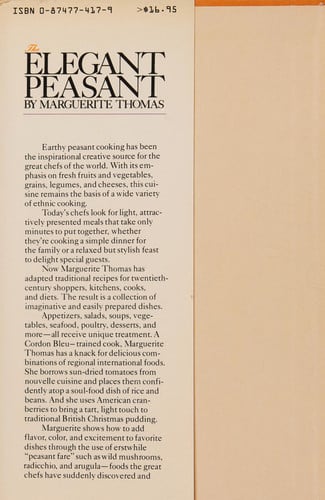 Elegant Peasant: Light and Simple Variations on Traditional Country Fare