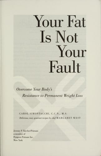 Your Fat Is Not Your Fault