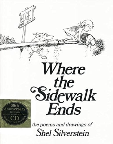 Where the Sidewalk Ends Book and CD Poems and Drawings