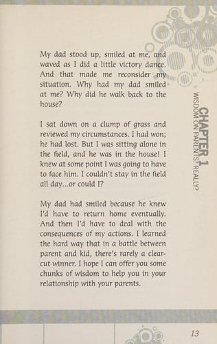 Wisdom On ... Getting Along with Parents (Wisdom Series)
