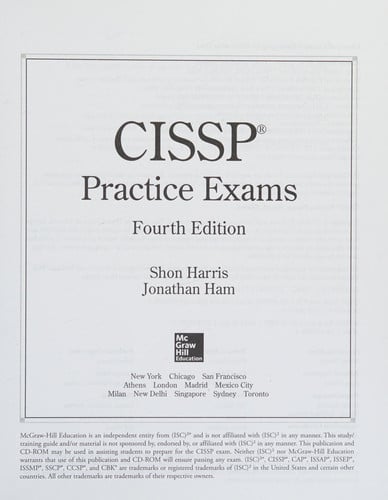 CISSP Practice Exams, Fourth Edition