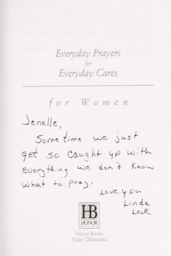 Everyday Prayers for Everyday Cares/Women