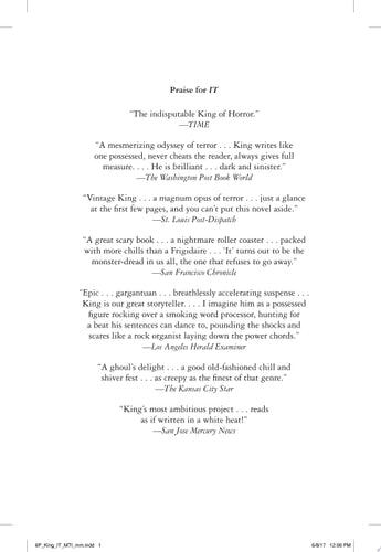 It A Novel