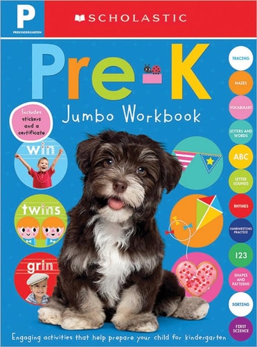 Pre-K Jumbo Workbook: Scholastic Early Learners (Jumbo Workbook)