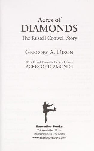 Acres of Diamonds: The Russell Conwell Story