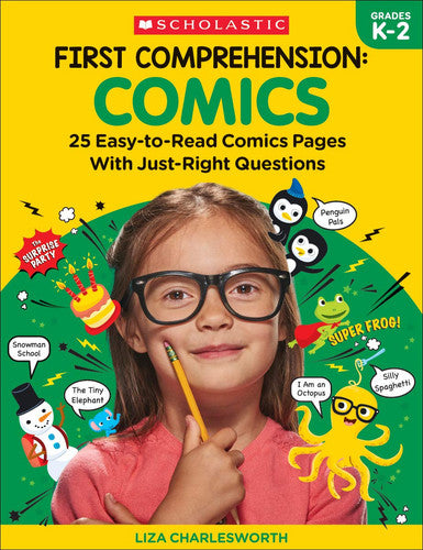 First Comprehension: Comics: 25 Easy-to-Read Comics with Just-Right Questions