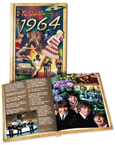 1964 Mini-Book 60th Birthday or Anniversary Gift