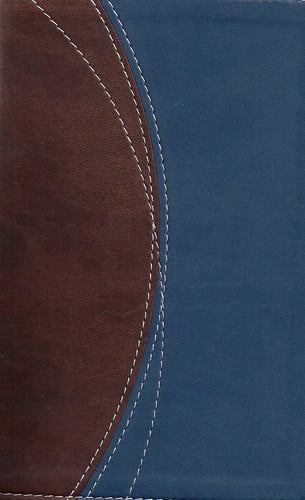 Holy Bible: NIV (New International Version) Compact Thinline Bible – Duo-tone Brown and Blue
