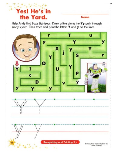 Disney Learning The Alphabet