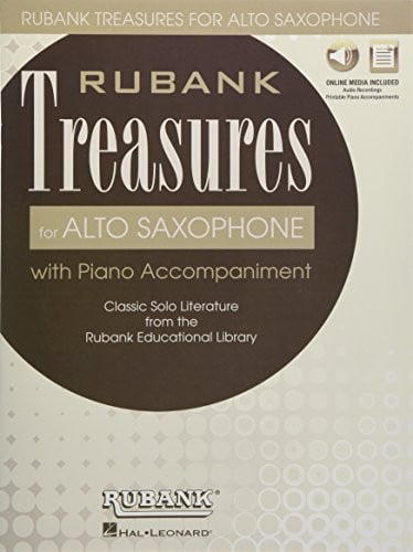 Rubank Treasures for Alto Saxophone: Book with Online Audio (stream or download)