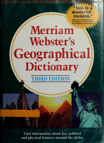 Merriam-Webster's Geographical Dictionary