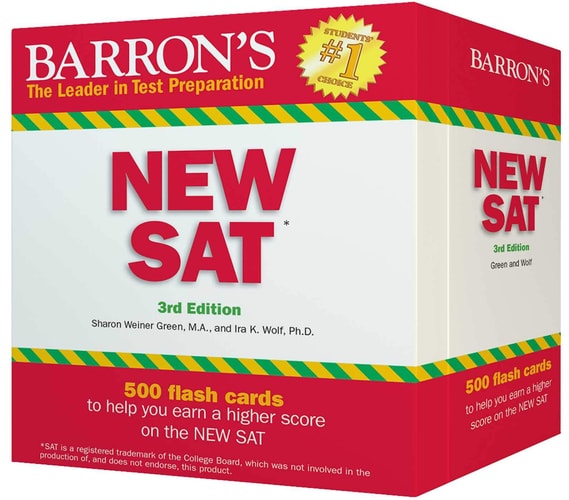 Barron's New SAT. 500 Flash Cards to Help You Earn a Higher Score on the NEW SAT. Grammar and writing rules 1-8, cards WS 1 - WS 61