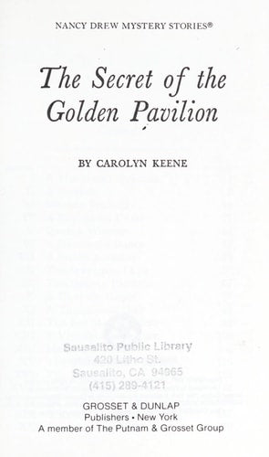 Nancy Drew 36: The Secret of the Golden Pavillion