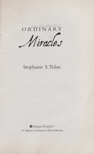 Ordinary Miracles