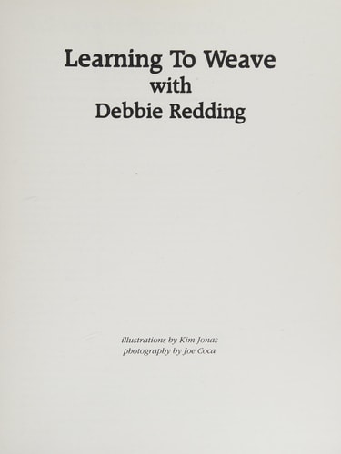 Learning to Weave with Debbie Redding