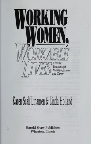 Working Women, Workable Lives
