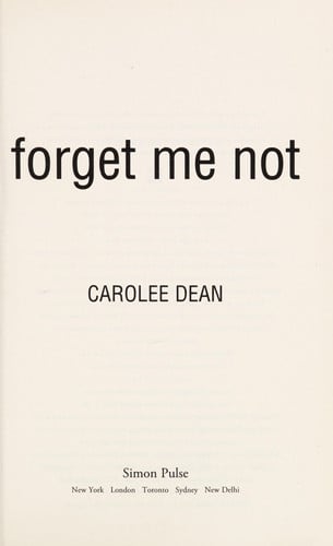 Forget Me Not