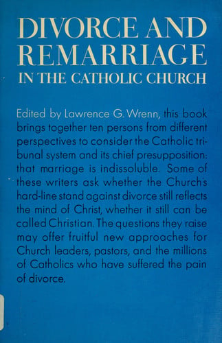 Divorce and Re-Marriage in the Catholic Church