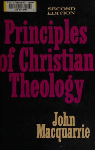 Principles of Christian Theology