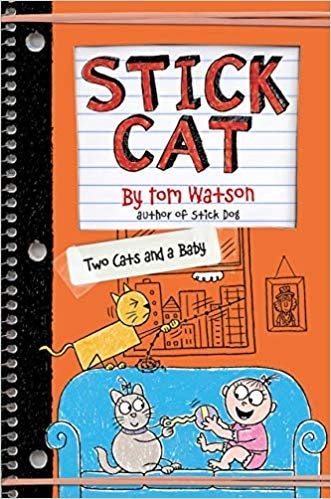 Stick Cat Two cats and a baby. 4