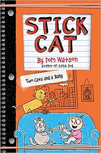 Stick Cat Two cats and a baby. 4