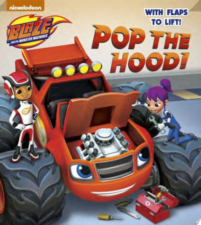 Pop the hood! with flaps to lift