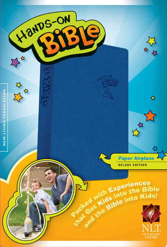 Hands-On Bible NLT (LeatherLike, Blue)