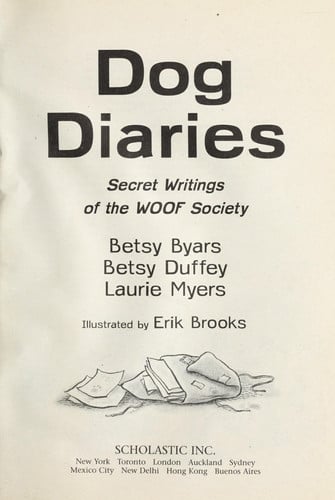 Dog Diaries Secret Writing of the Woof Society