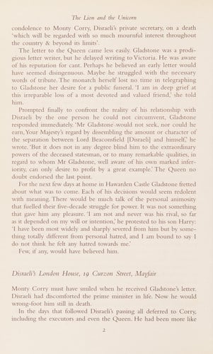 The Lion and the Unicorn: Gladstone vs Disraeli