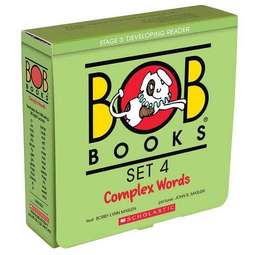 Bob Books - Complex Words Box Set | Phonics, Ages 4 and Up, Kindergarten, First Grade (Stage 3: Developing Reader)